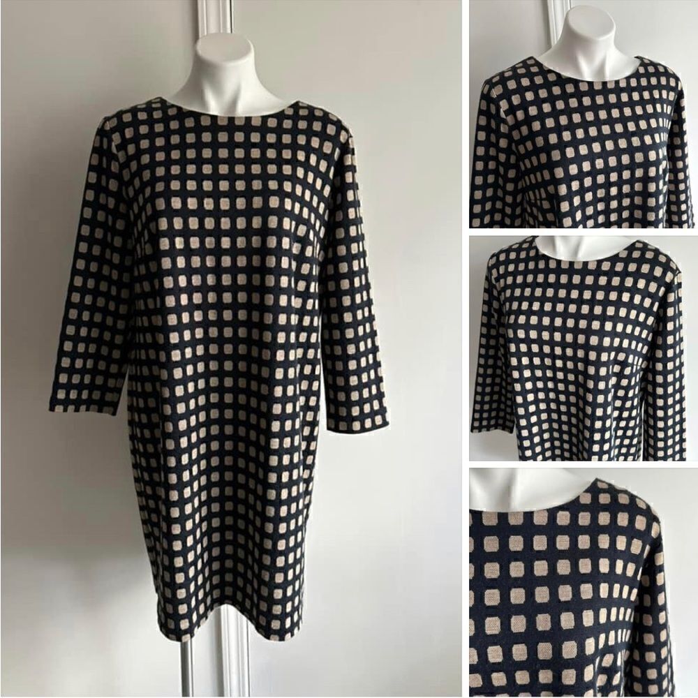 Checkered Dress, Phase Eight, UK Size 18 / US Size 16